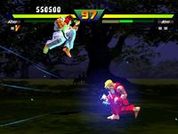 une photo d'Ã©cran de Street Fighter EX plus Alpha sur Sony Playstation